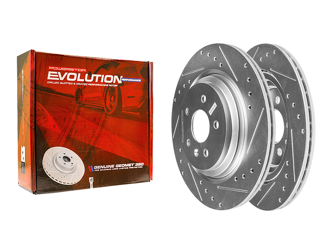 Задний тормозной диск Evolution с перфорацией и насечками, в покрытии GEOMET для LiXiang L6, L7, L8, L9