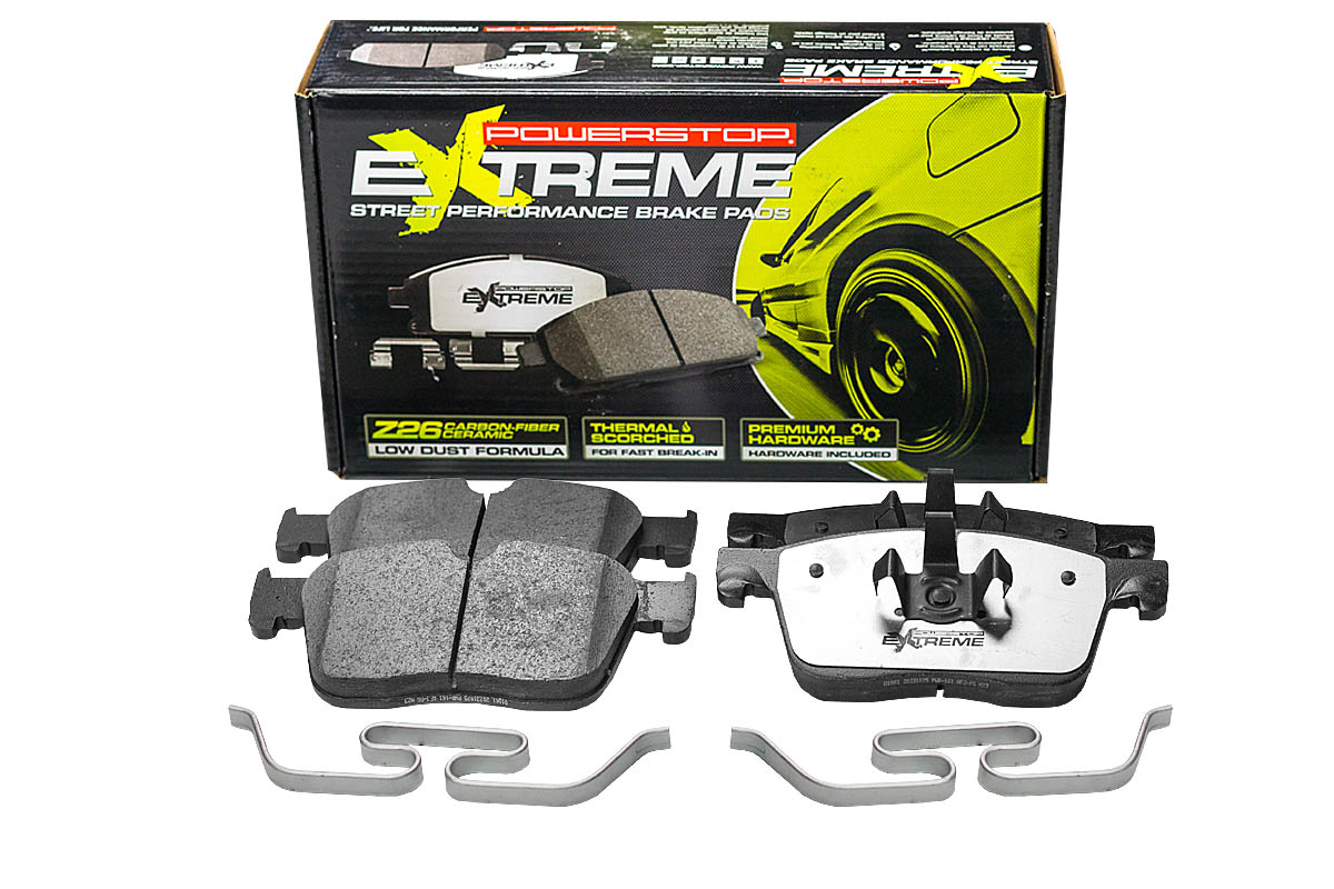 Передние керамические колодки Extreme Street Performance Z26 для Jaguar F-Pace, I-Pace, XE, XF, Range Rover Velar