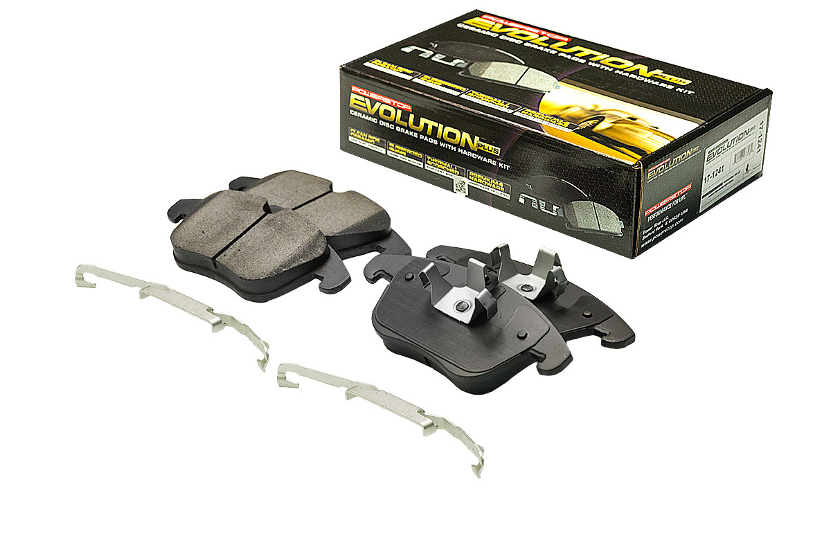 Передние керамические колодки Evolution PLUS Z17 для Ford Galaxy II, Mondeo IV/V, S-MAX I, Land Rover Freelander II, Volvo S60 II, S80 II, V60 I, V70 III, XC70 II