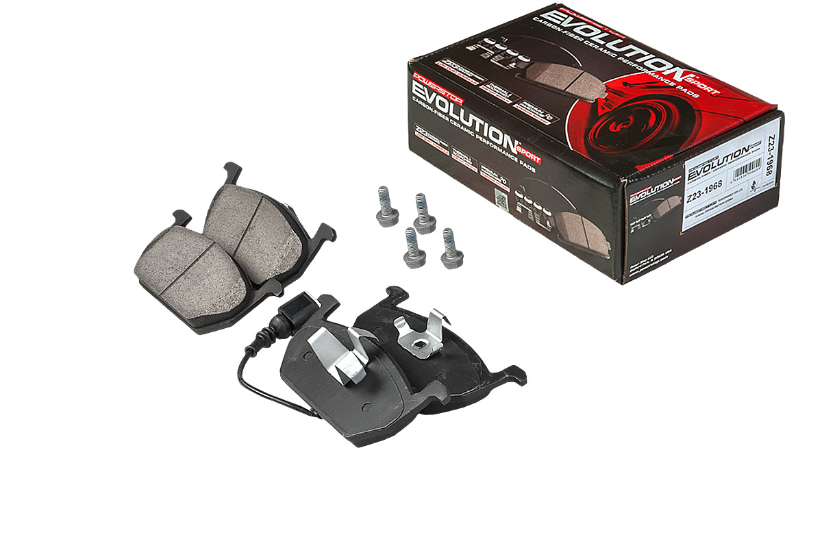 Передние керамические колодки Evolution Sport Z23 для Audi A3, SEAT Leon, Skoda Octavia, Volkswagen Golf