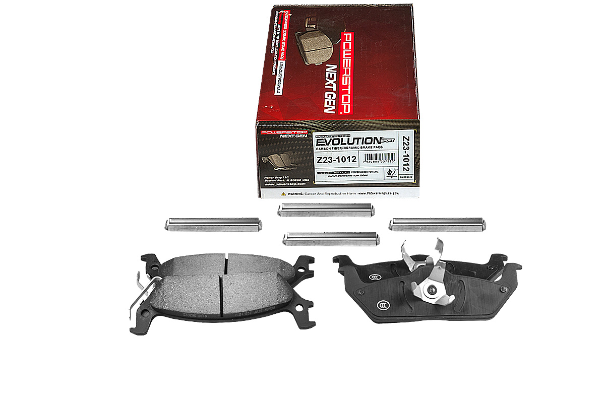 Задние керамические колодки Evolution Sport Z23 для Ford F-150 2003-2014