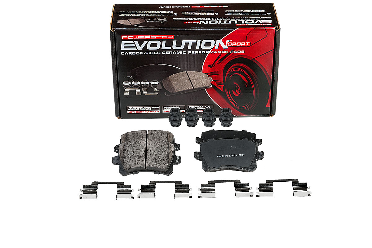 Задние керамические колодки Evolution Sport Z23 для Audi A1 (8X), A3 (8P), TT, Changan CS75, SEAT Leon, Skoda Octavia, Superb,Volkswagen Golf, Scirocco
