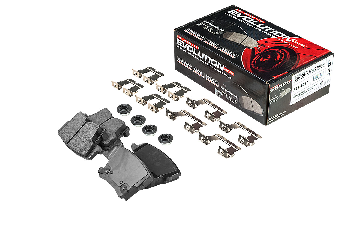 Задние керамические колодки Evolution Sport Z23 для Chrysler 300C, Dodge Challenger, Charger