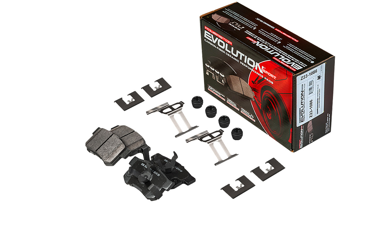Задние керамические колодки Evolution Sport Z23 для Acura RDX, Haval H6, Honda Accord, Civic, CR-V, Odyssey