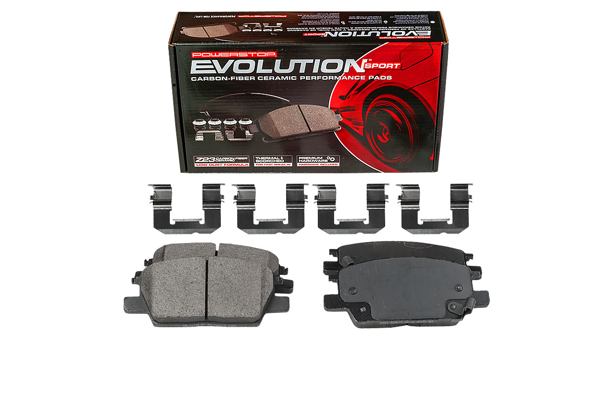 Передние керамические колодки Evolution Sport Z23 для Chevrolet Equinox III, Malibu IX