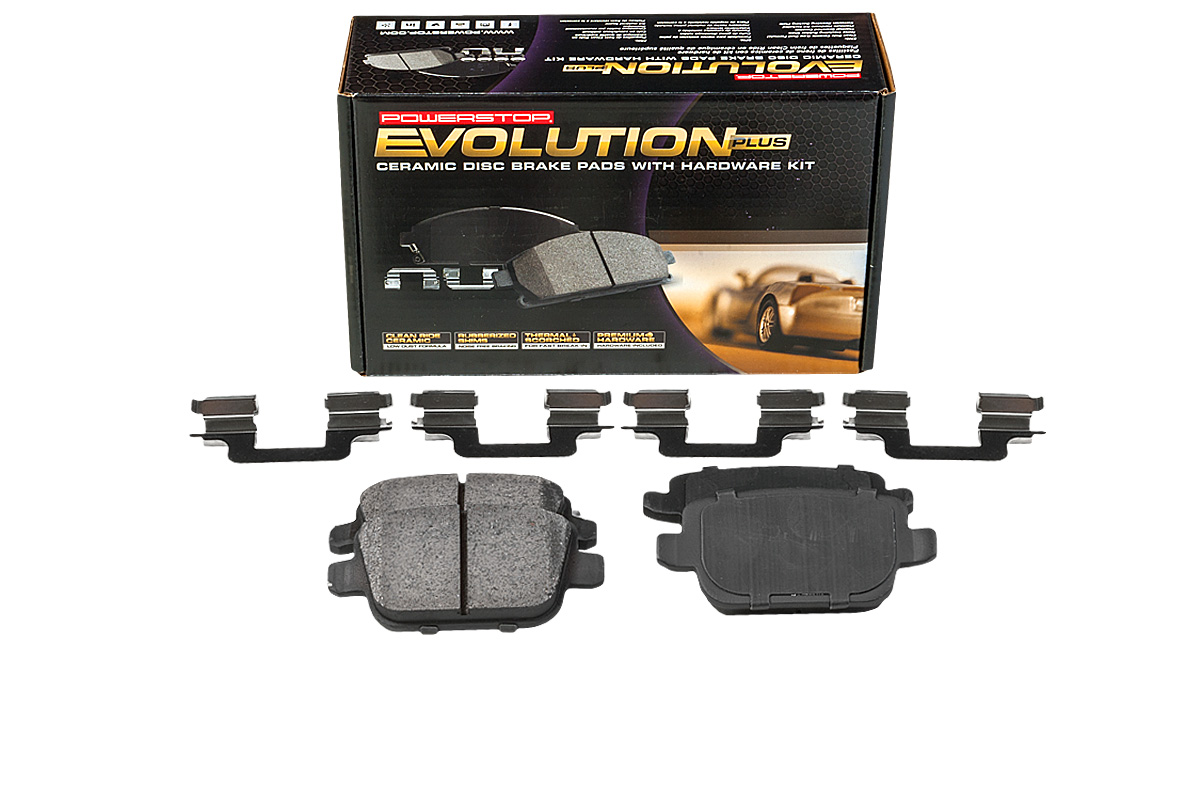 Задние керамические колодки Evolution PLUS Z17 для Ford Focus, Galaxy, Kuga, Mondeo, S-MAX, Land Rover Freelander, Volvo S80, V70, XC70