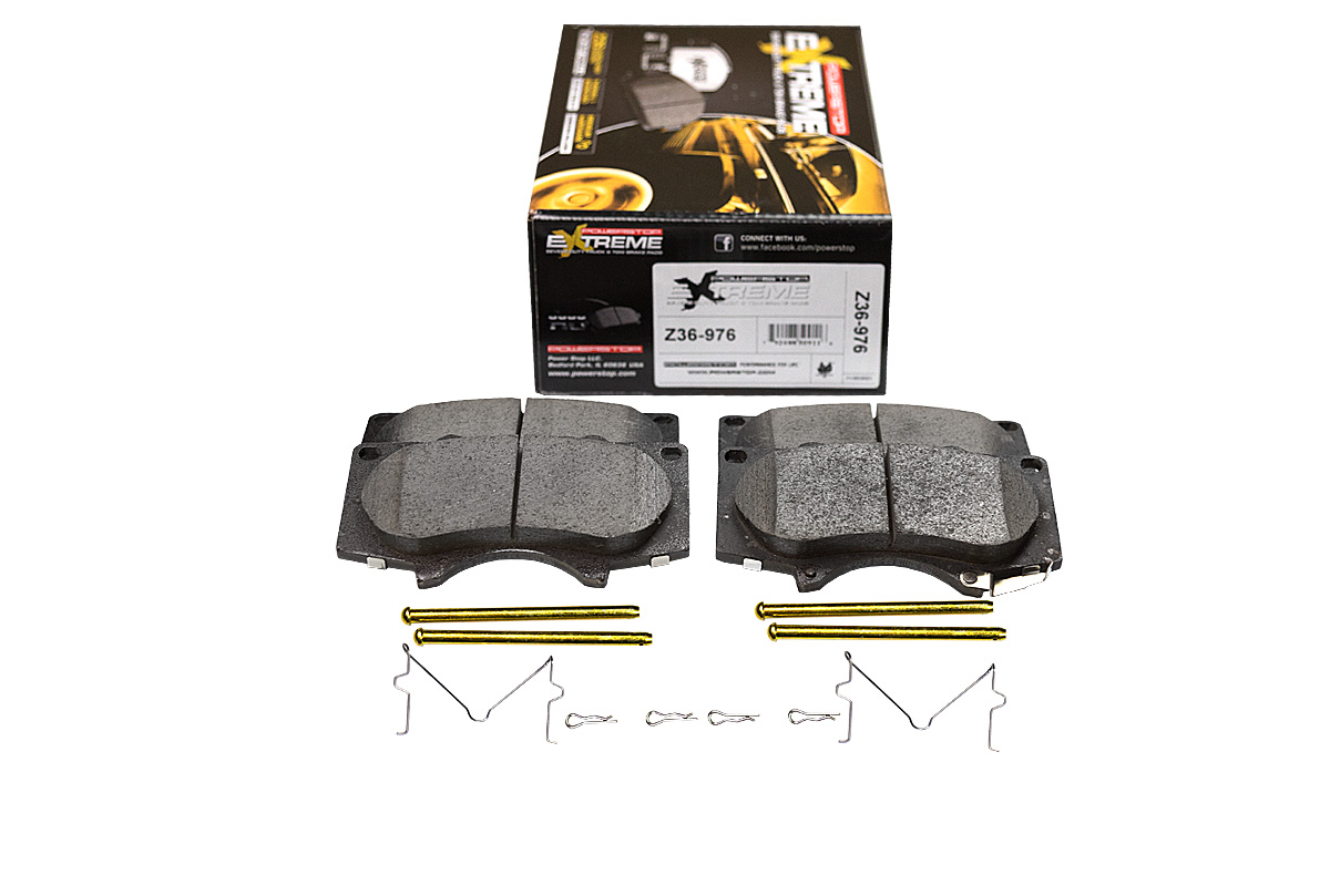 Передние керамические колодки Extreme Truck & Tow Z36 для Lexus GX 2009+, Toyota Hilux VII, VIII, Land Cruiser Prado 150