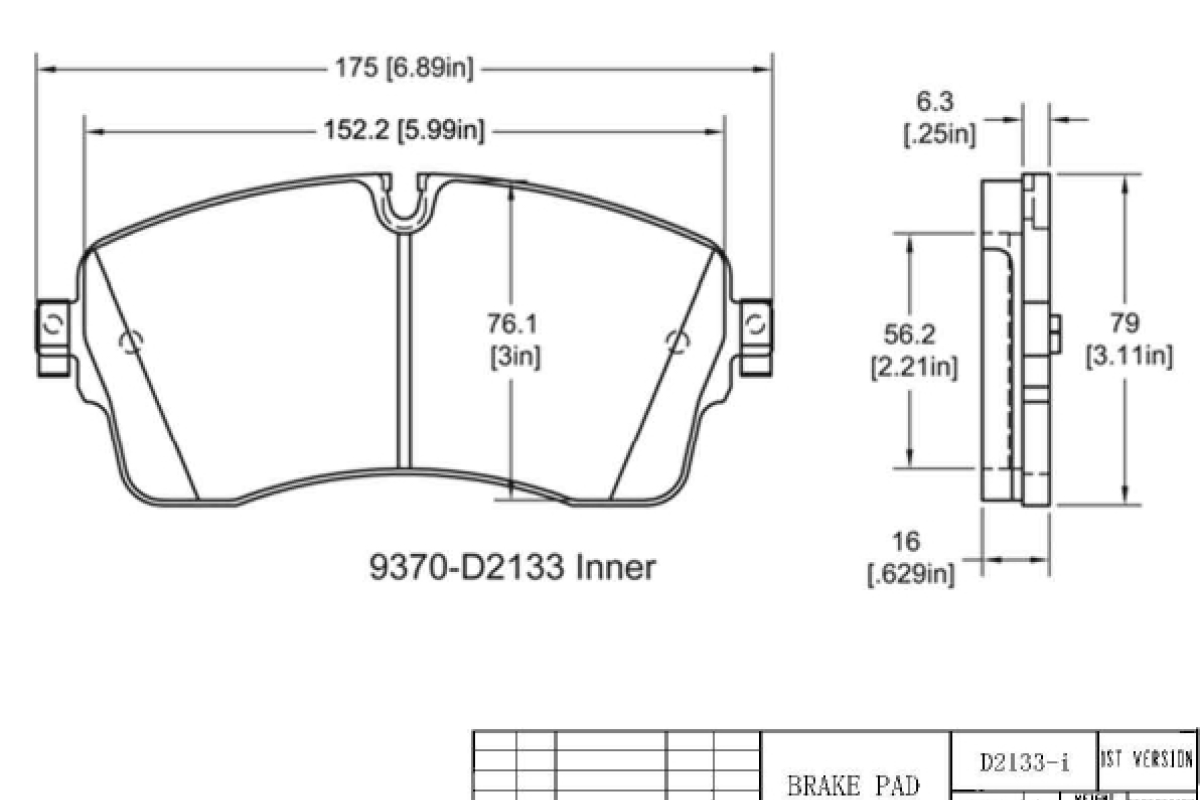 Передние керамические колодки Evolution PLUS Z17 для Land Rover Defender II, Discovery V, Range Rover IV, Range Rover Evoque II, Range Rover Sport II