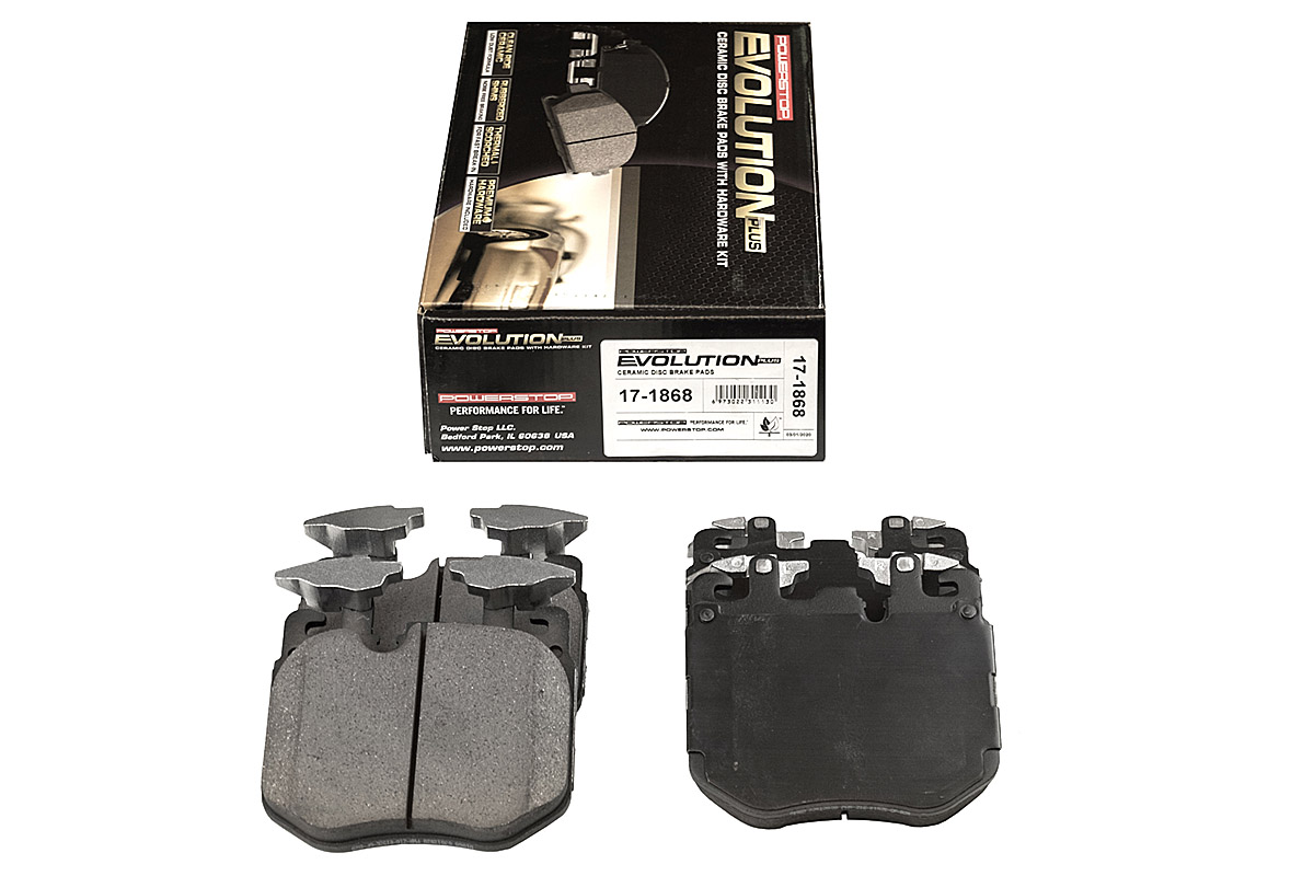 Передние керамические колодки Evolution PLUS Z17 для BMW 3 (G20), 5 (G30/G31), 6 (G32), 7 (G11/G12), X3 (G01), X4 (G02), X5 (G05), X6 (G06), X7 (G07)