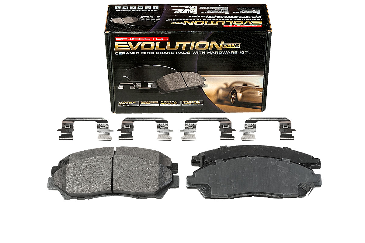 Передние керамические колодки Evolution PLUS Z17 для Acura MDX, RLX, ZDX, Cadillac XT5, XT6, Chevrolet Blazer, Traverse, Honda Legend, Pilot