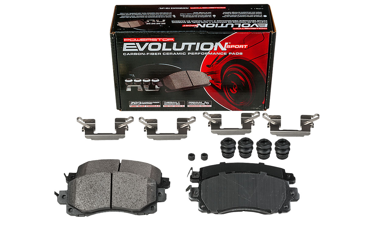 Передние керамические колодки Evolution Sport Z23 для Subaru Forester, Impreza, Outback