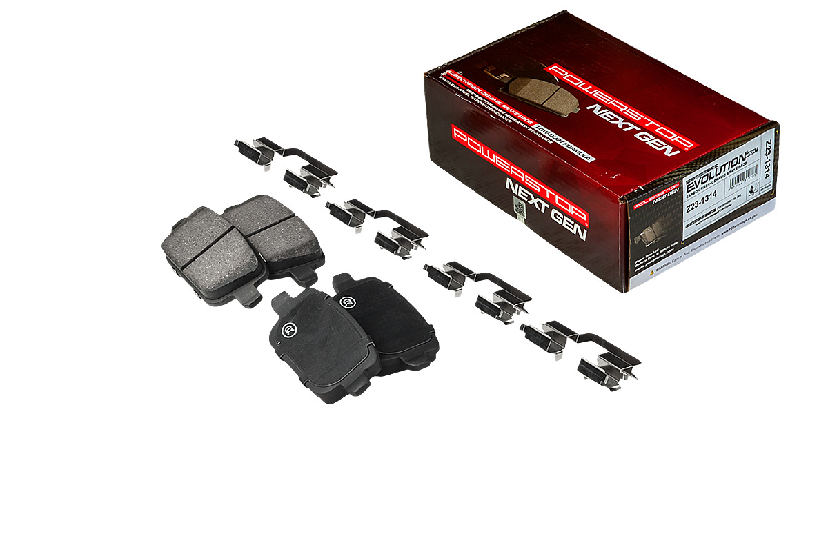 Задние керамические колодки Evolution Sport Z23 для Ford Focus, Galaxy, Kuga, Mondeo, S-MAX, Land Rover Freelander, Volvo S80, V70, XC70
