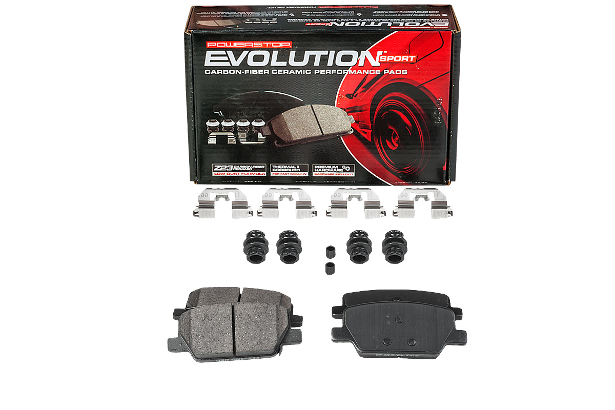 Задние керамические колодки Evolution Sport Z23 для Hyundai Palisade I, Santa Fe IV, Kia Telluride