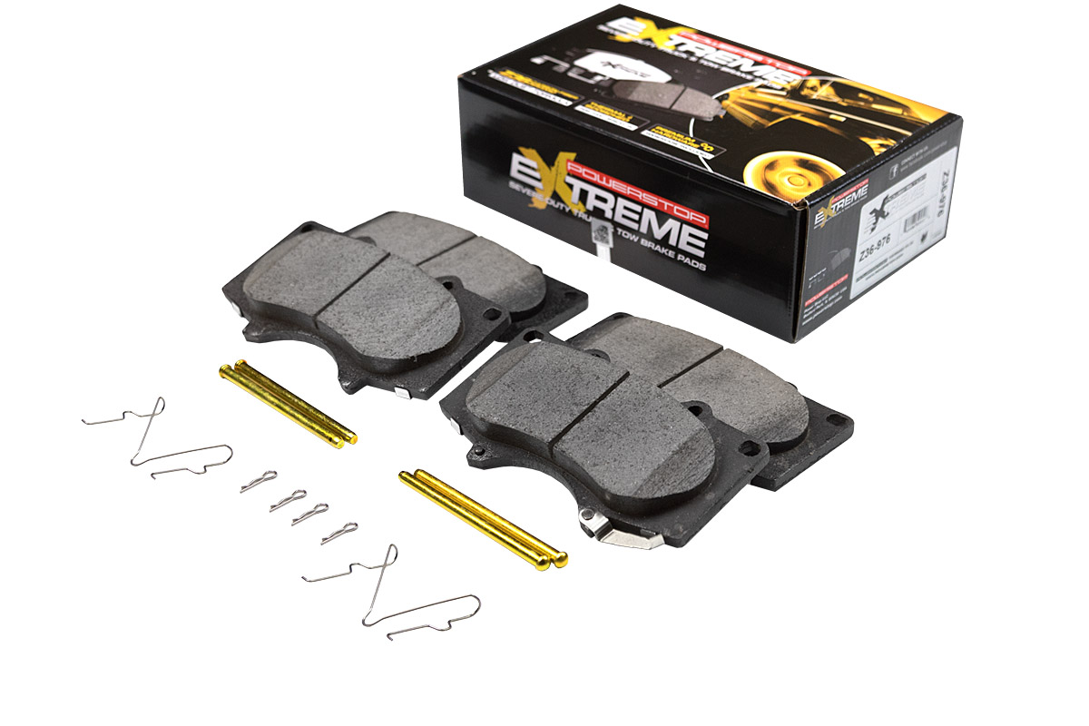Передние керамические колодки Extreme Truck & Tow Z36 для Lexus GX 2009+, Toyota Hilux VII, VIII, Land Cruiser Prado 150