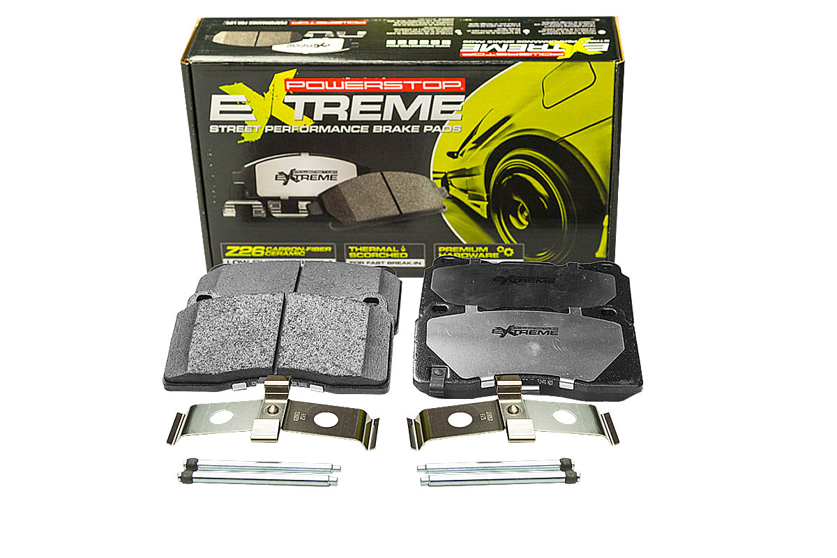 Передние керамические колодки Extreme Street Performance Z26 для Cadillac CT6 2015-2019, CTS 2013+, XTS 2012+, Chevrolet Camaro 2015+, Opel Insignia 2008+