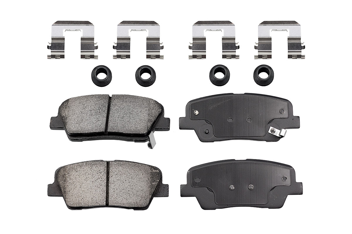 Задние керамические колодки Evolution PLUS Z17 для Genesis G70, Hyundai Equus II, Santa Fe III, Kia K9 (RJ), Sorento II, Stinger