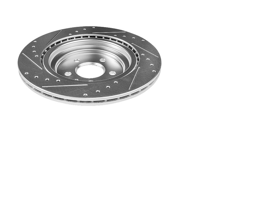 Задний тормозной диск Evolution с перфорацией и насечками, в покрытии GEOMET для LiXiang L6, L7, L8, L9