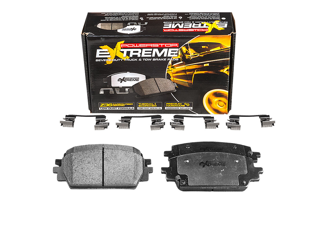 Передние керамические колодки Extreme Truck & Tow Z36 для Genesis G80, GV70, Hyundai Santa Fe, Kia Sorento