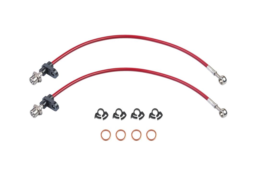 Тормозные армированные шланги HARDi передние TOYOTA CAMRY V70 2018- / LEXUS ES ES VII (XZ10)