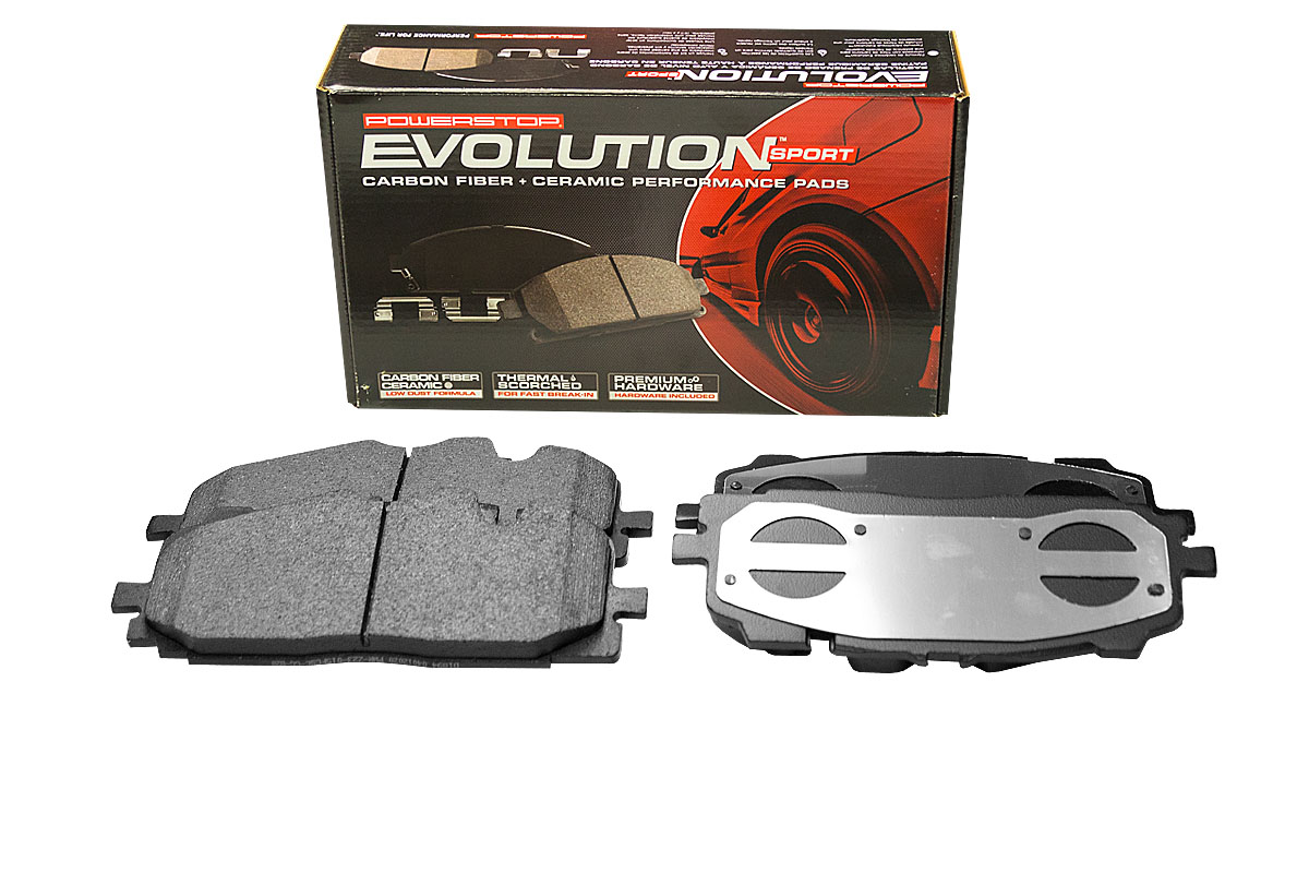 Передние керамические колодки Evolution Sport Z23 для Audi A3 (8Y), A4 (B9), A5 (F5), A6 (C8), A7 (4K), A8 (D5), Q3 (F3), Q5 (FY), Q7 (4M), Q8, Volkswagen Touareg III