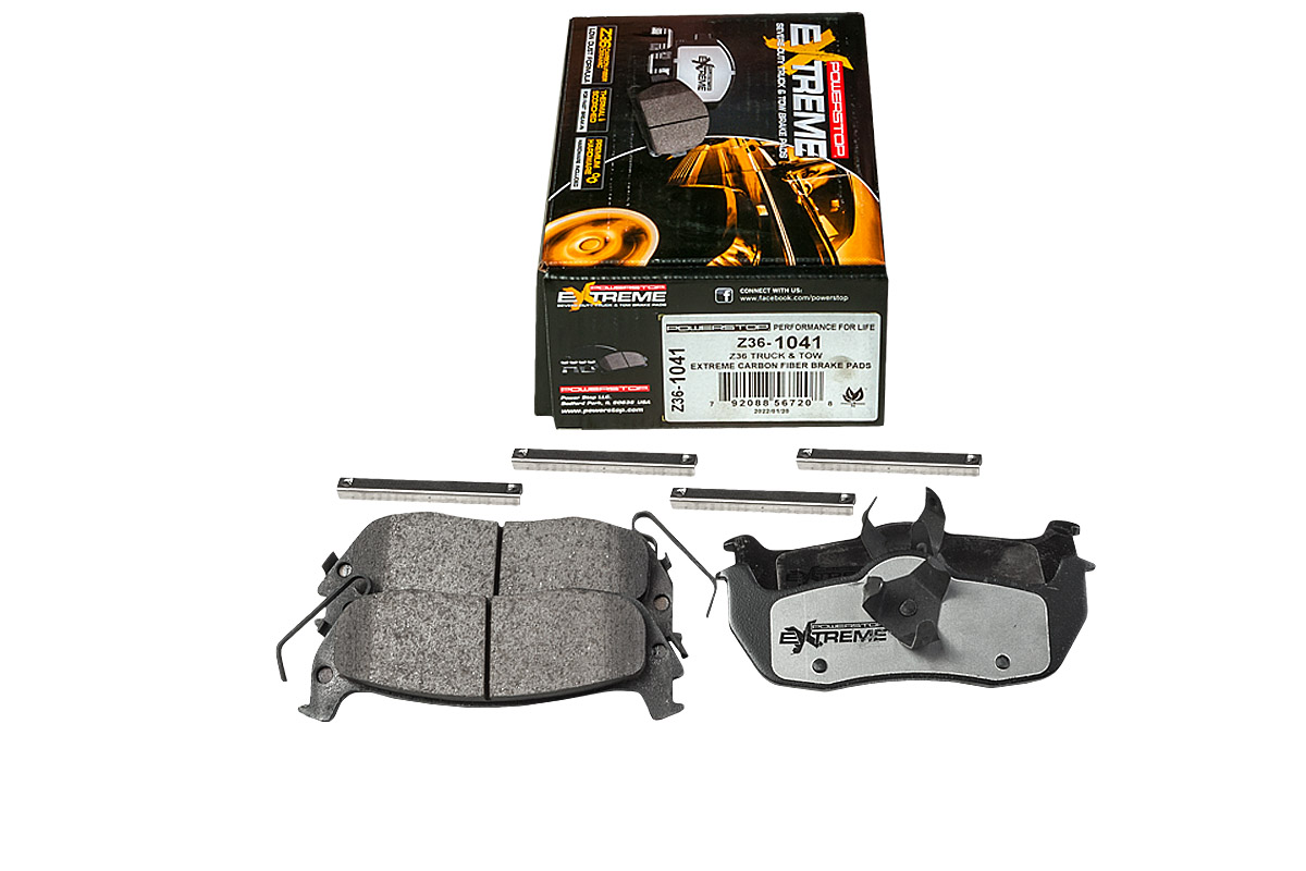 Задние керамические колодки Extreme Truck & Tow Z36 для Infiniti QX56, Jeep Grand Cherokee, Nissan Armada, Titan