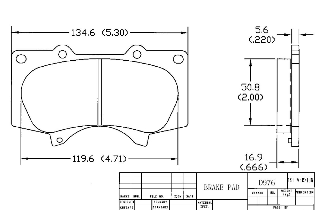 Передние керамические колодки Evolution PLUS Z17 для Lexus GX II, LX III, Toyota Hilux VIII, Land Cruiser 200, Land Cruiser Prado 150