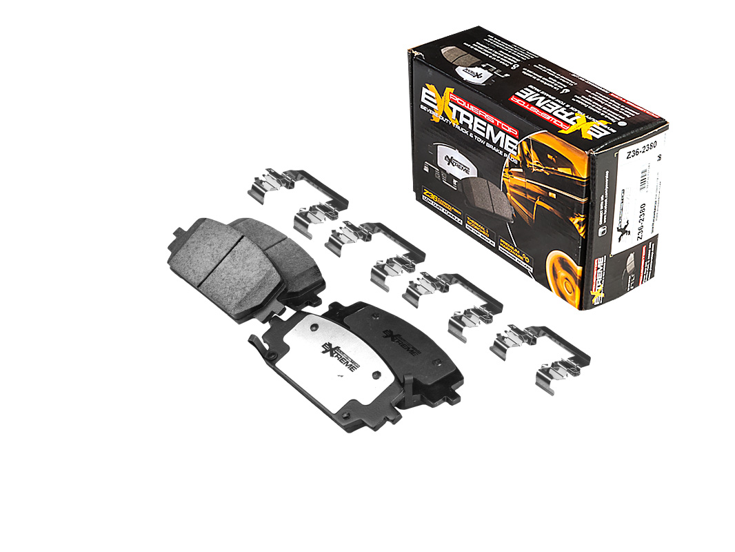 Передние керамические колодки Extreme Truck & Tow Z36 для Genesis G80, GV70, Hyundai Santa Fe, Kia Sorento
