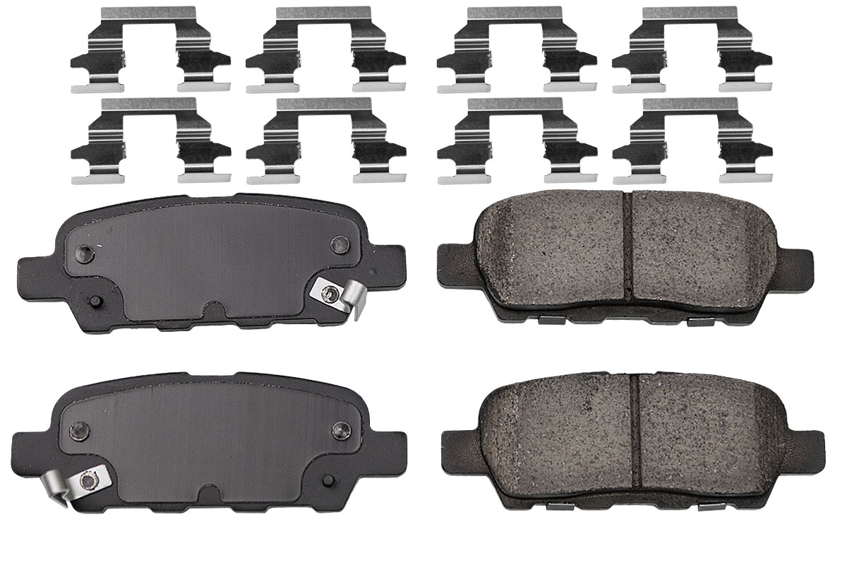 Задние керамические колодки Evolution PLUS Z17 для Infiniti EX, FX, Nissan Juke, Maxima, Murano, Qashqai, Tiida, X-Trail