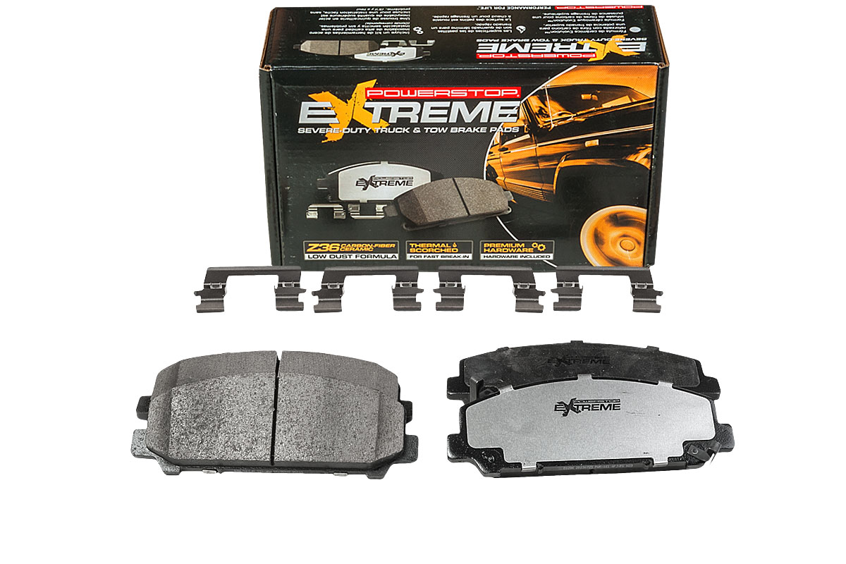 Передние керамические колодки Extreme Truck & Tow Z36 для Infiniti QX56, Nissan Armada, Titan