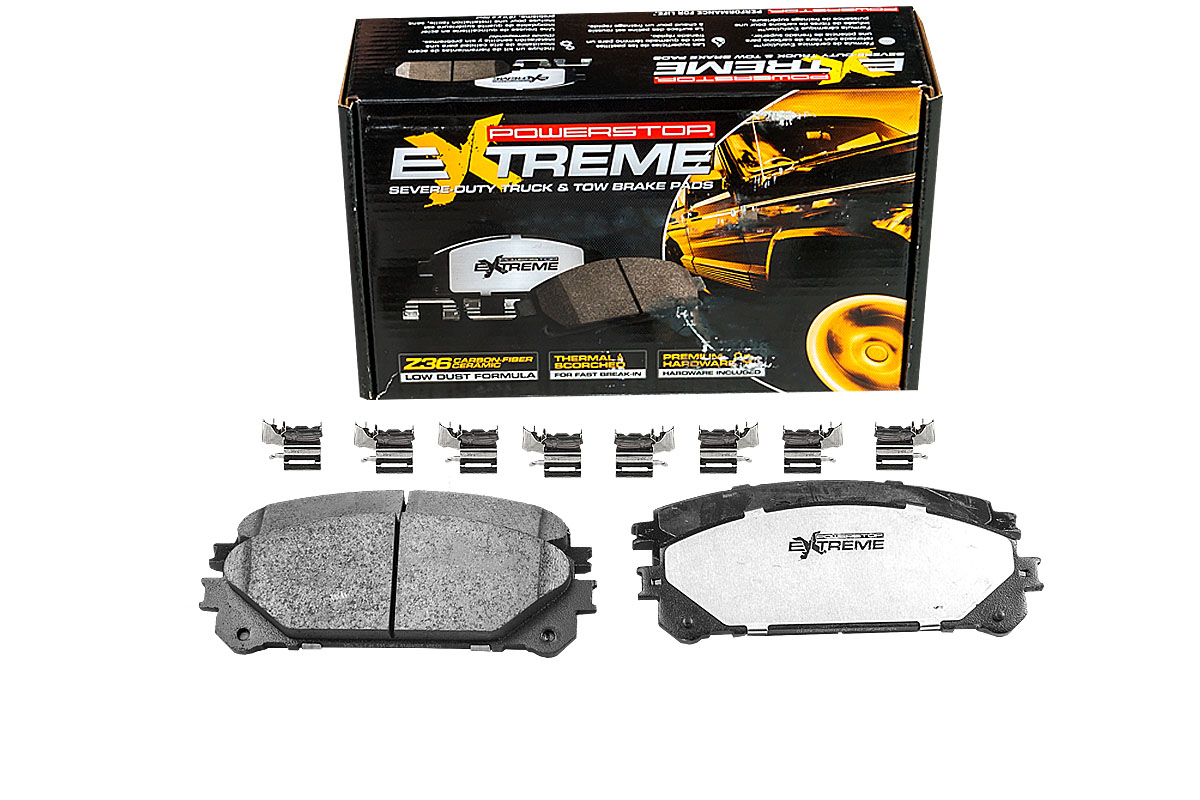 Передние керамические колодки Extreme Truck & Tow Z36 для Lexus ES, LM, NX, RX, Toyota Camry, Crown, RAV4