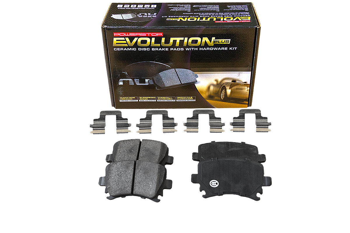 Задние керамические колодки Evolution PLUS Z17 для Audi A1, A3, A4, SEAT Leon, Skoda Octavia, Rapid, Superb, Yeti, Volkswagen Golf, Jetta, Scirocco