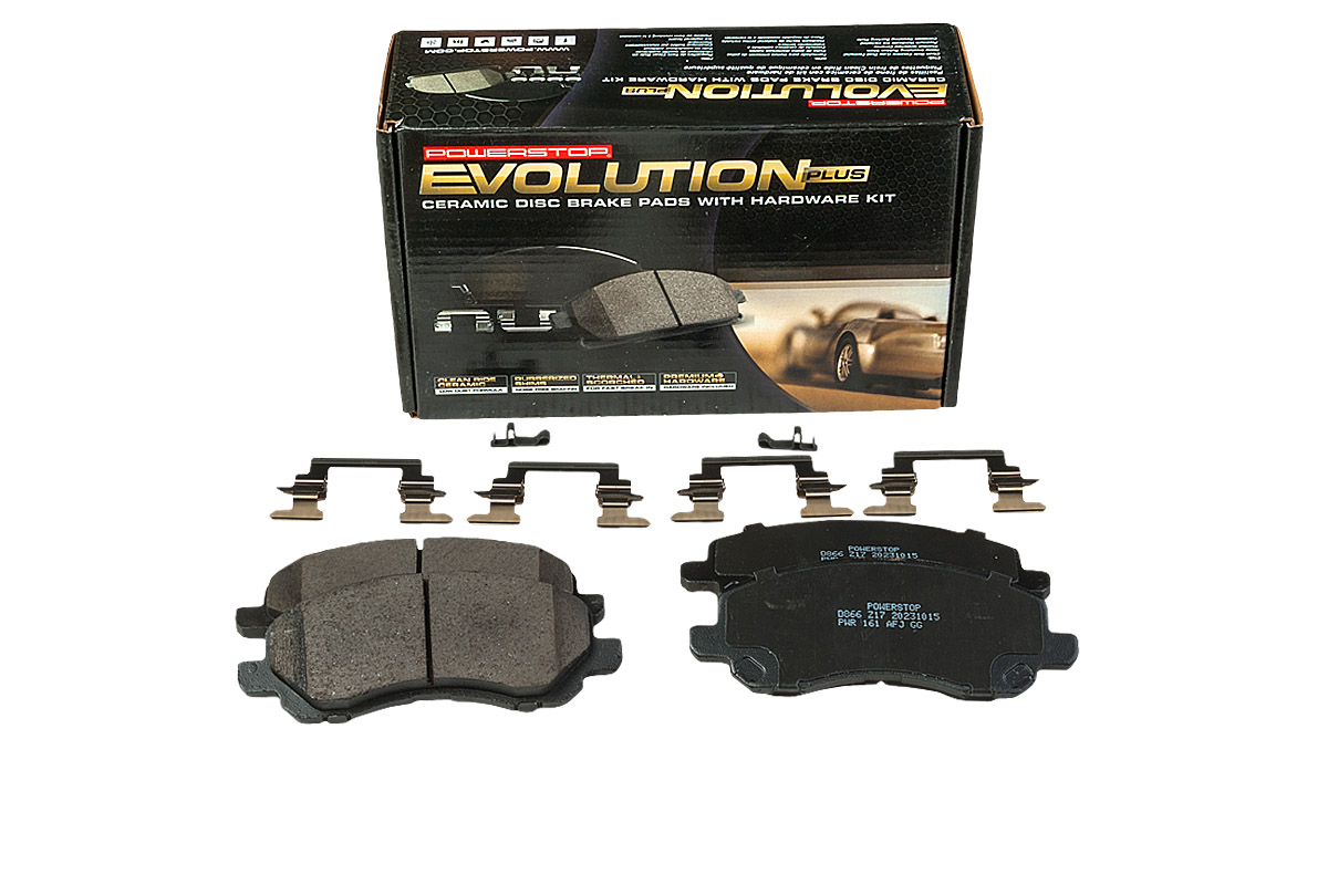 Передние керамические колодки Evolution PLUS Z17 для Citroen C3 Aircross, C4 Aircross, Dodge Caliber, Jeep Compass, Patriot, Mitsubishi ASX, Eclipse, Lancer, Outlander, Peugeot 4008