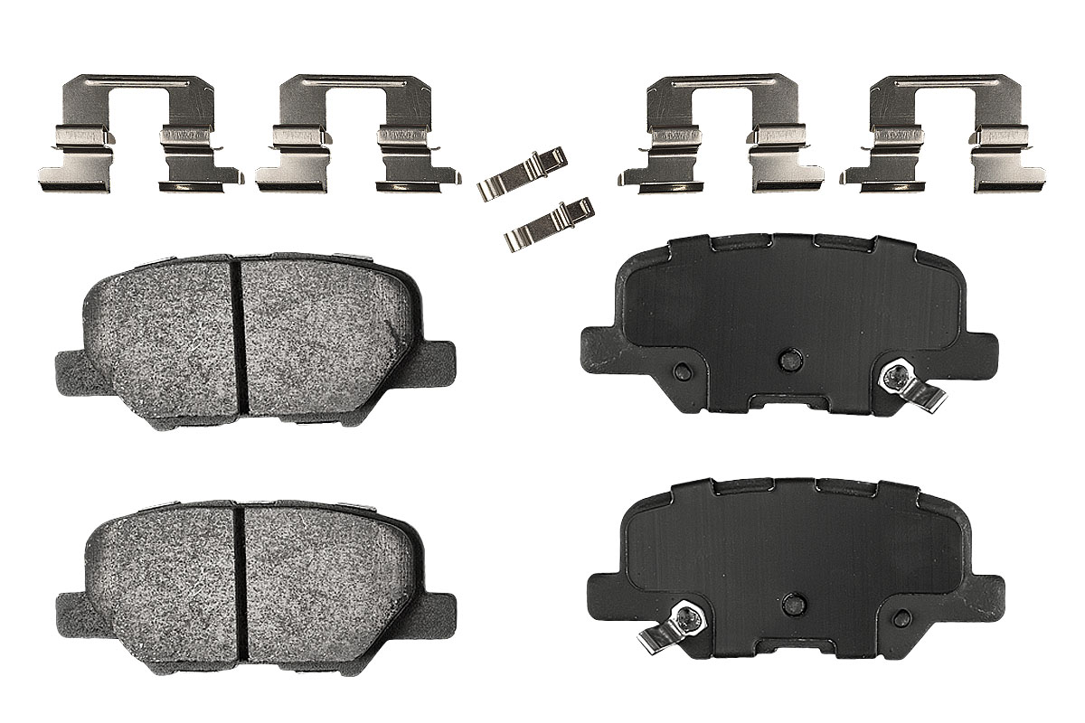 Задние керамические колодки Evolution PLUS Z17 для Changan CS35, CS35PLUS, Citroen C3 Aircross, C4 Aircross, Mazda 3, 6, Mitsubishi ASX, Outlander, Peugeot 4008
