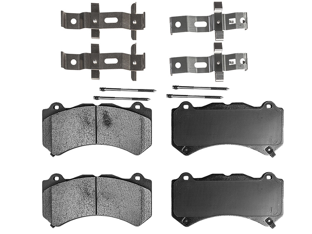 Передние керамические колодки Evolution PLUS Z17 для Cadillac CTS, Chevrolet Camaro, Dodge Challenger, Charger, Durango, Jeep Grand Cherokee, Nissan GT-R