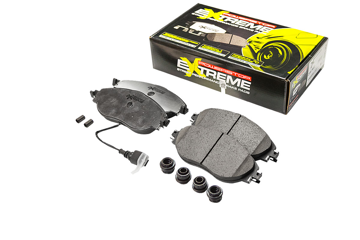 Передние керамические колодки Extreme Street Performance Z26 для Audi A3 (8V/8Y), Q3 (F3), Volkswagen Golf VII/VIII, Passat B8 2014+, Tiguan II 2016+, Skoda Kodiaq 2016+, Octavia III/IV, Superb III