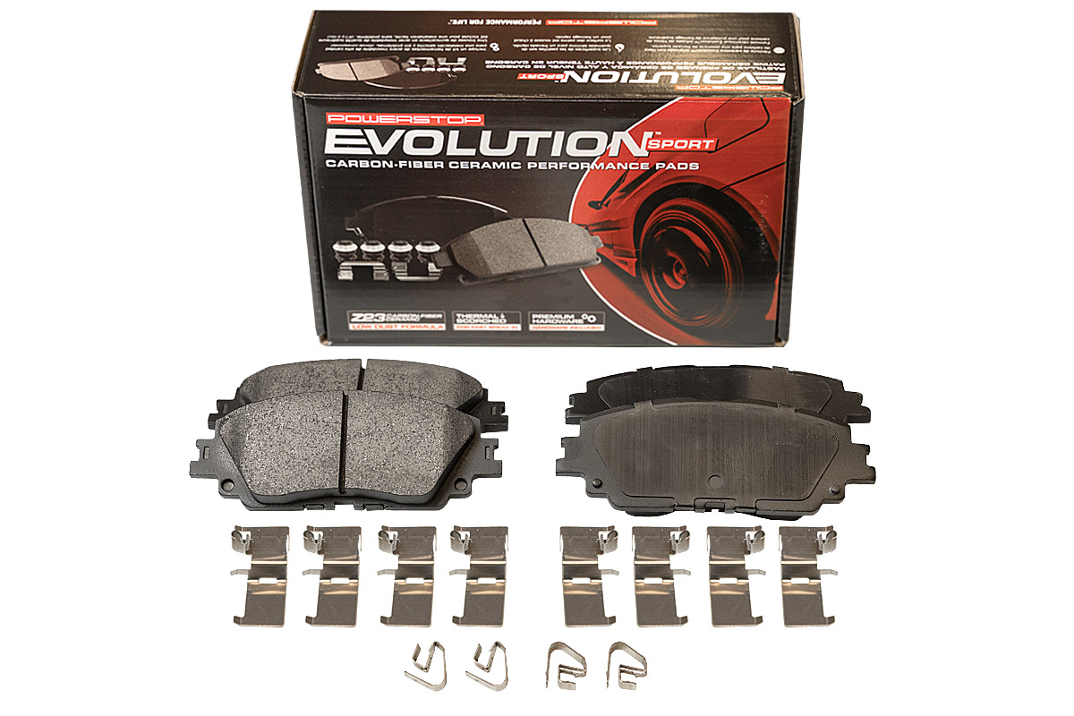 Передние керамические колодки Evolution Sport Z23 для Lexus ES VII, UX, Toyota Camry (XV70), RAV4 (XA50)
