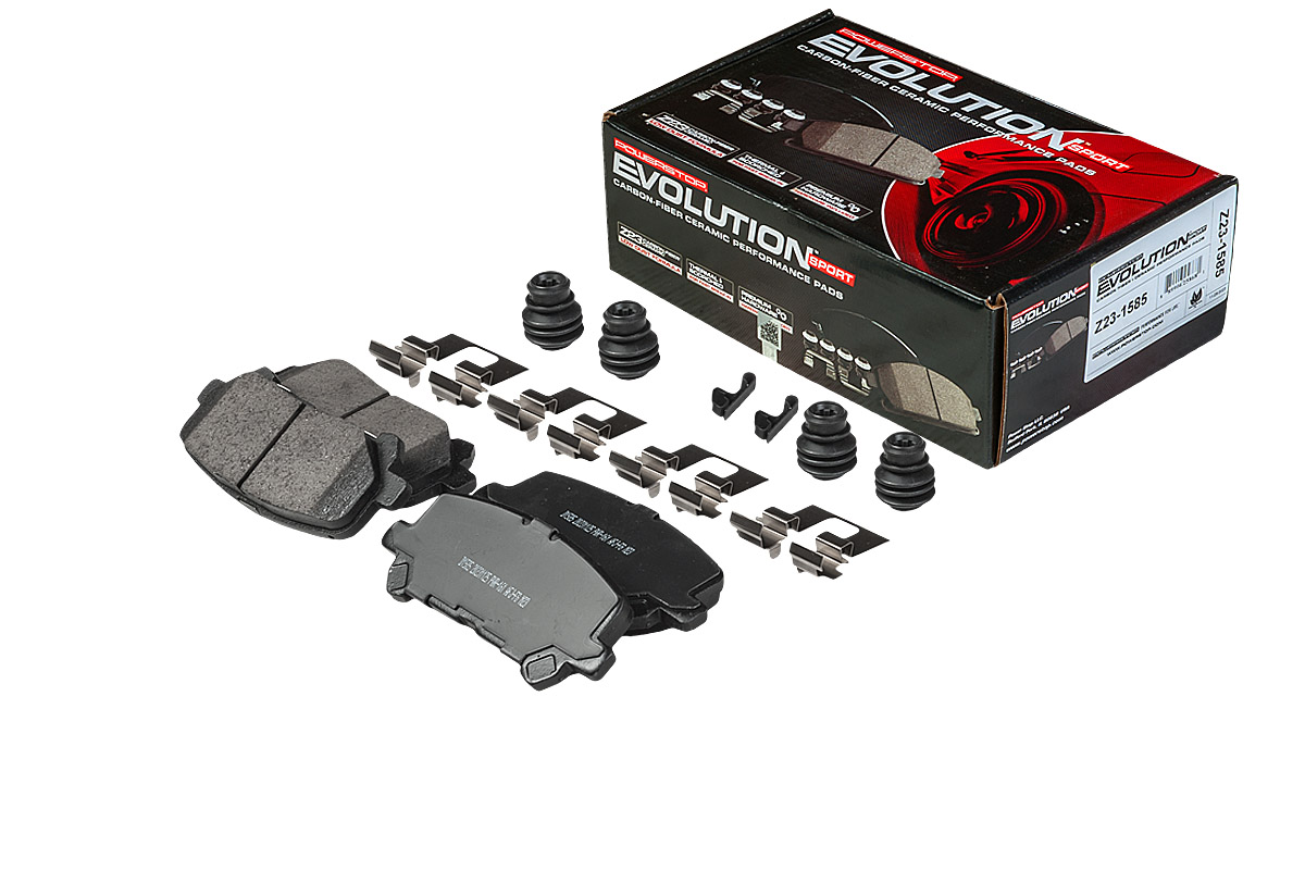 Задние керамические колодки Evolution Sport Z23 для Acura MDX, ZDX, Chevrolet Trailblazer, Honda Odyssey, Pilot