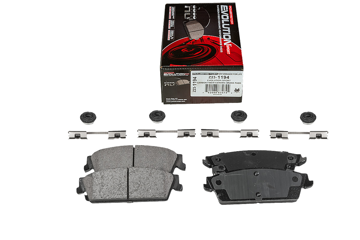Задние керамические колодки Evolution Sport Z23 для Cadillac Escalade, Chevrolet Tahoe