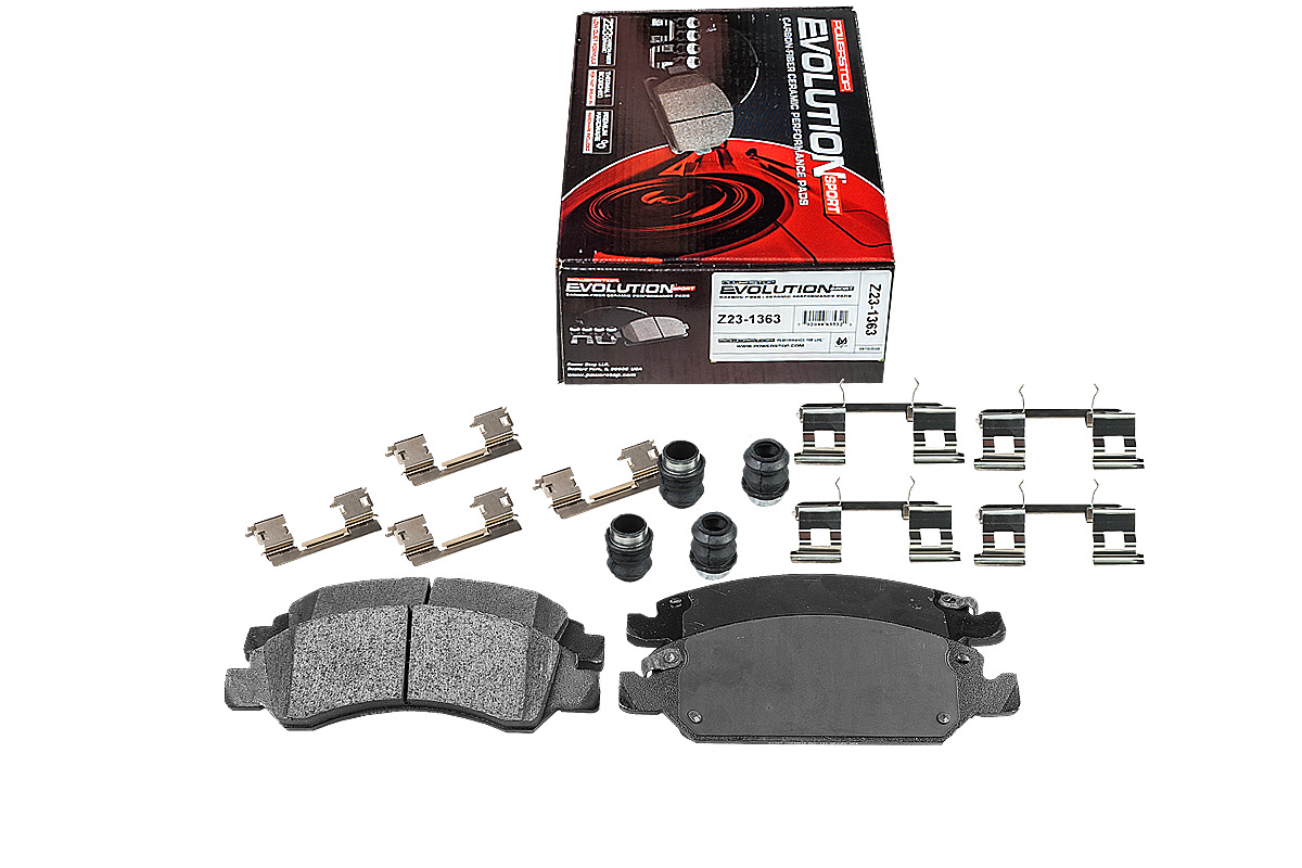 Передние керамические колодки Evolution Sport Z23 для Cadillac Escalade III, Chevrolet Impala IX, Tahoe IV