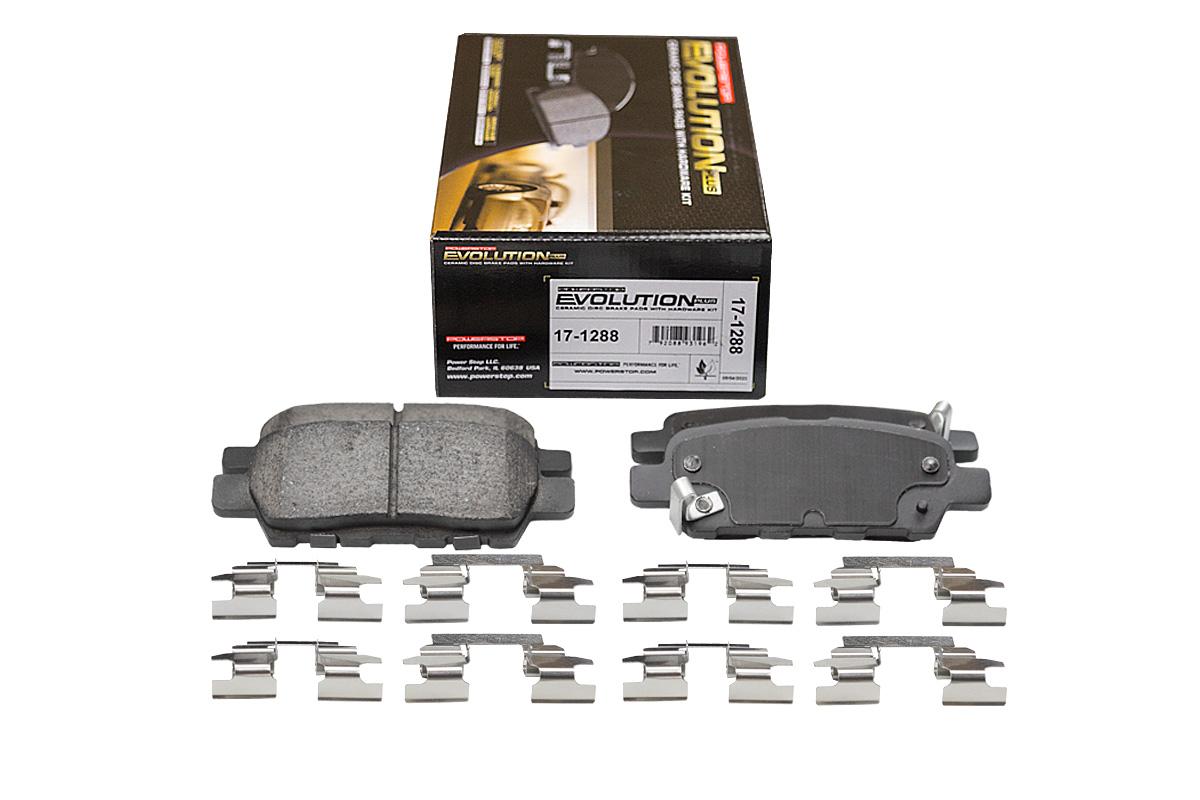 Задние керамические колодки Evolution PLUS Z17 для Infiniti EX, FX, Nissan Juke, Maxima, Murano, Qashqai, Tiida, X-Trail