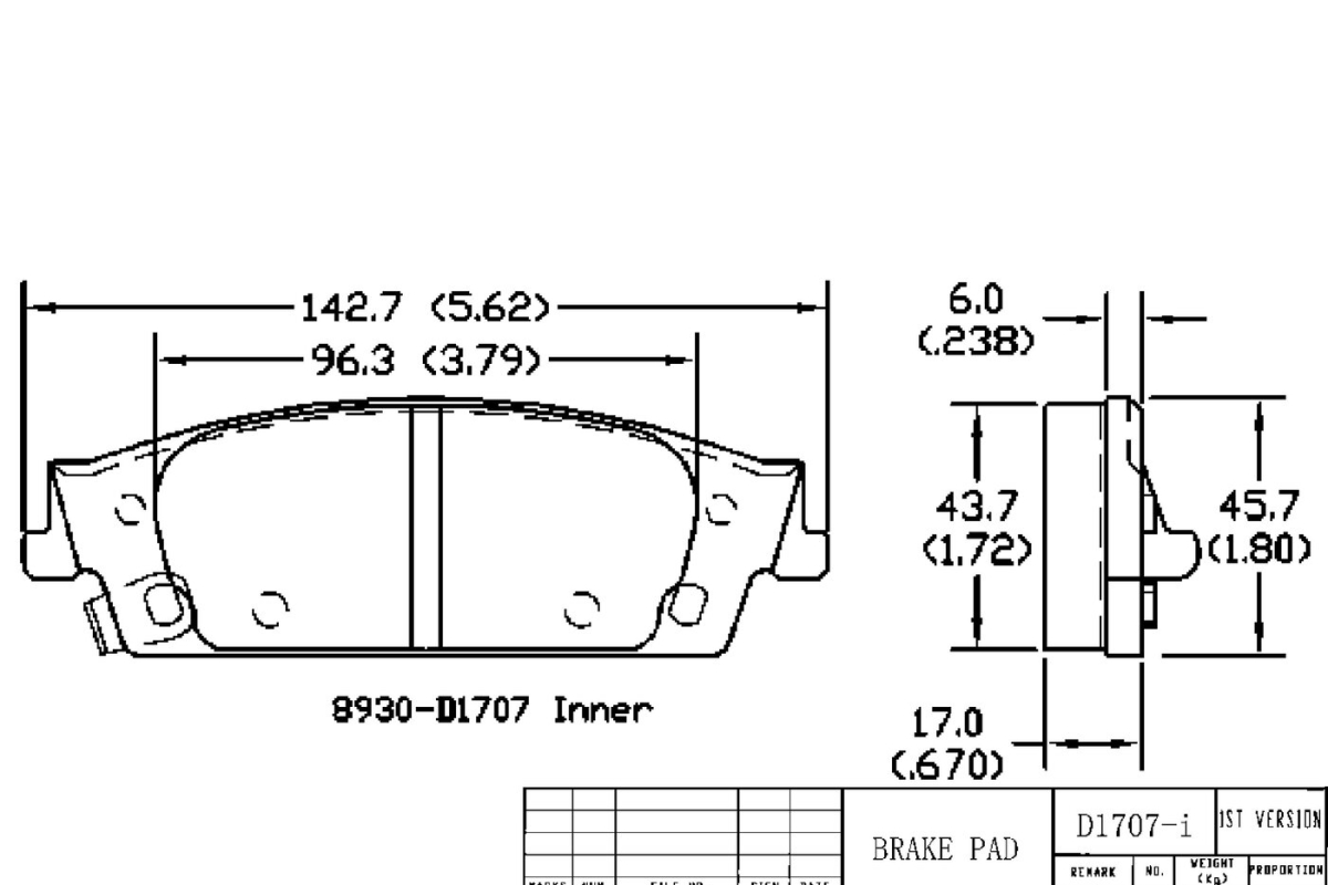Задние керамические колодки Evolution PLUS Z17 для Cadillac Escalade IV, Chevrolet Tahoe IV