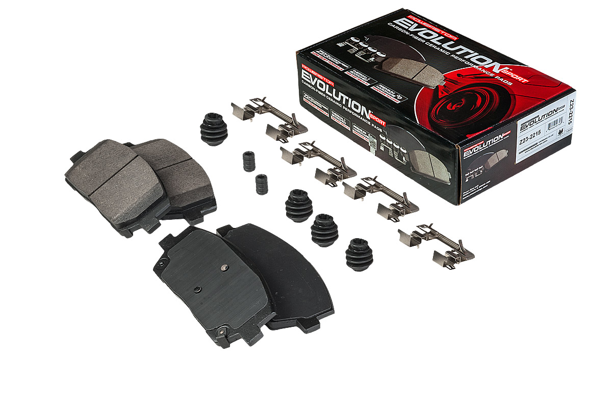 Передние керамические колодки Evolution Sport Z23 для Hyundai Palisade I, Santa Fe IV, Kia Sorento III Prime