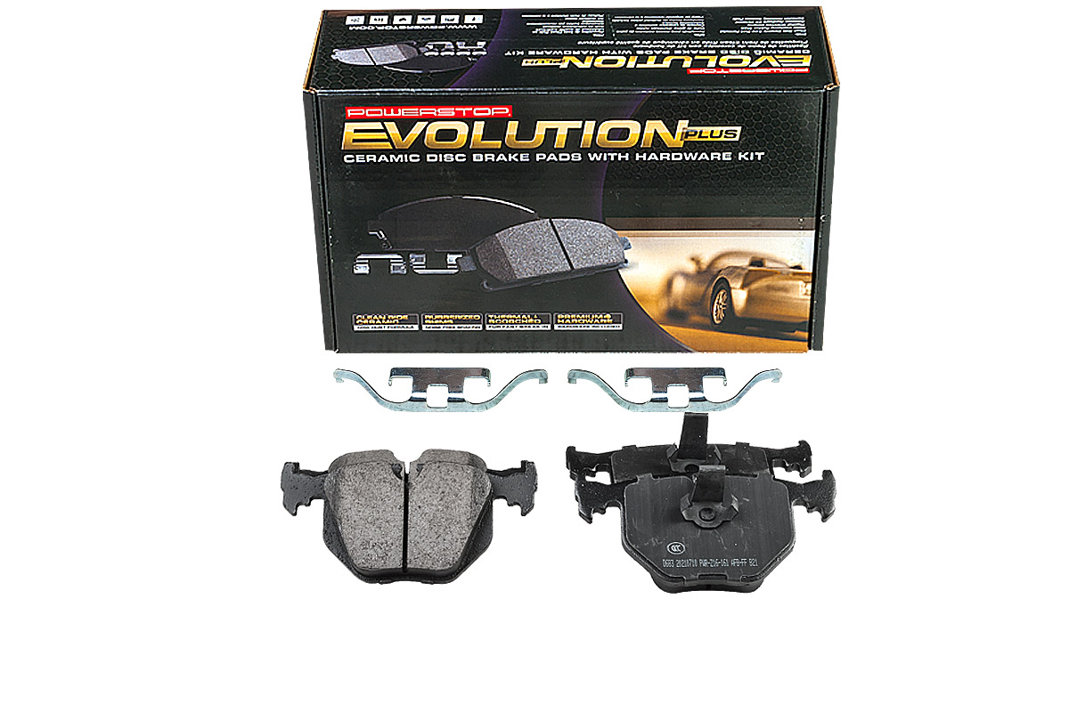 Задние керамические колодки Evolution PLUS Z17 для BMW M3 E46 (2)