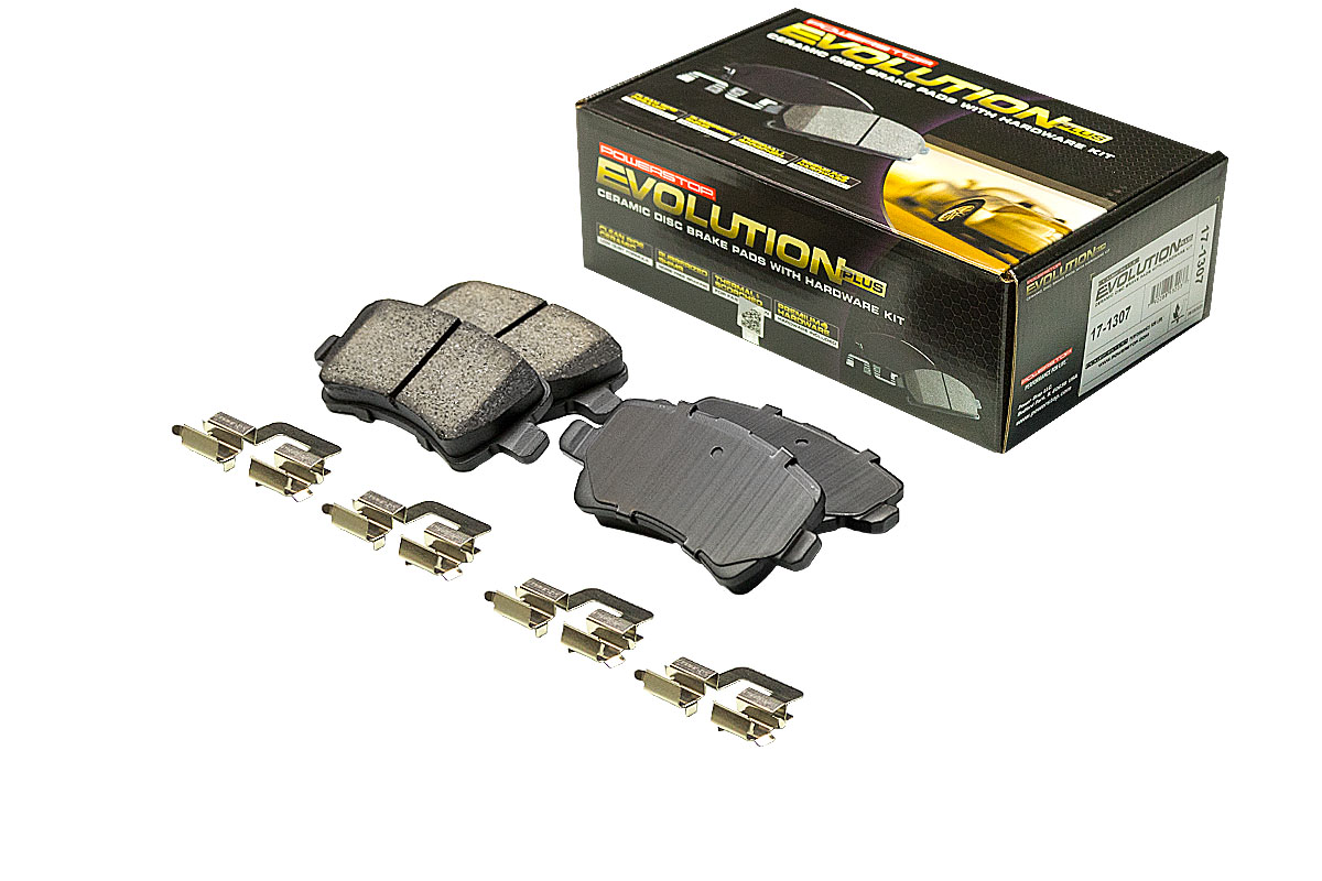 Задние керамические колодки Evolution PLUS Z17 для Ford Galaxy II, Range Rover Evoque, Volvo S60 II, S80 II, V60 I, V70 III, XC70 II