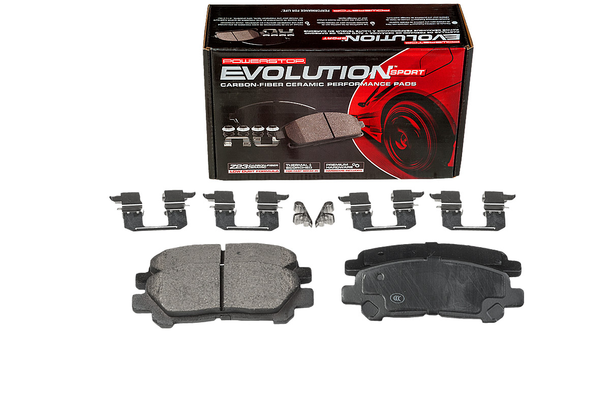 Задние керамические колодки Evolution Sport Z23 для Toyota Highlander 2007+