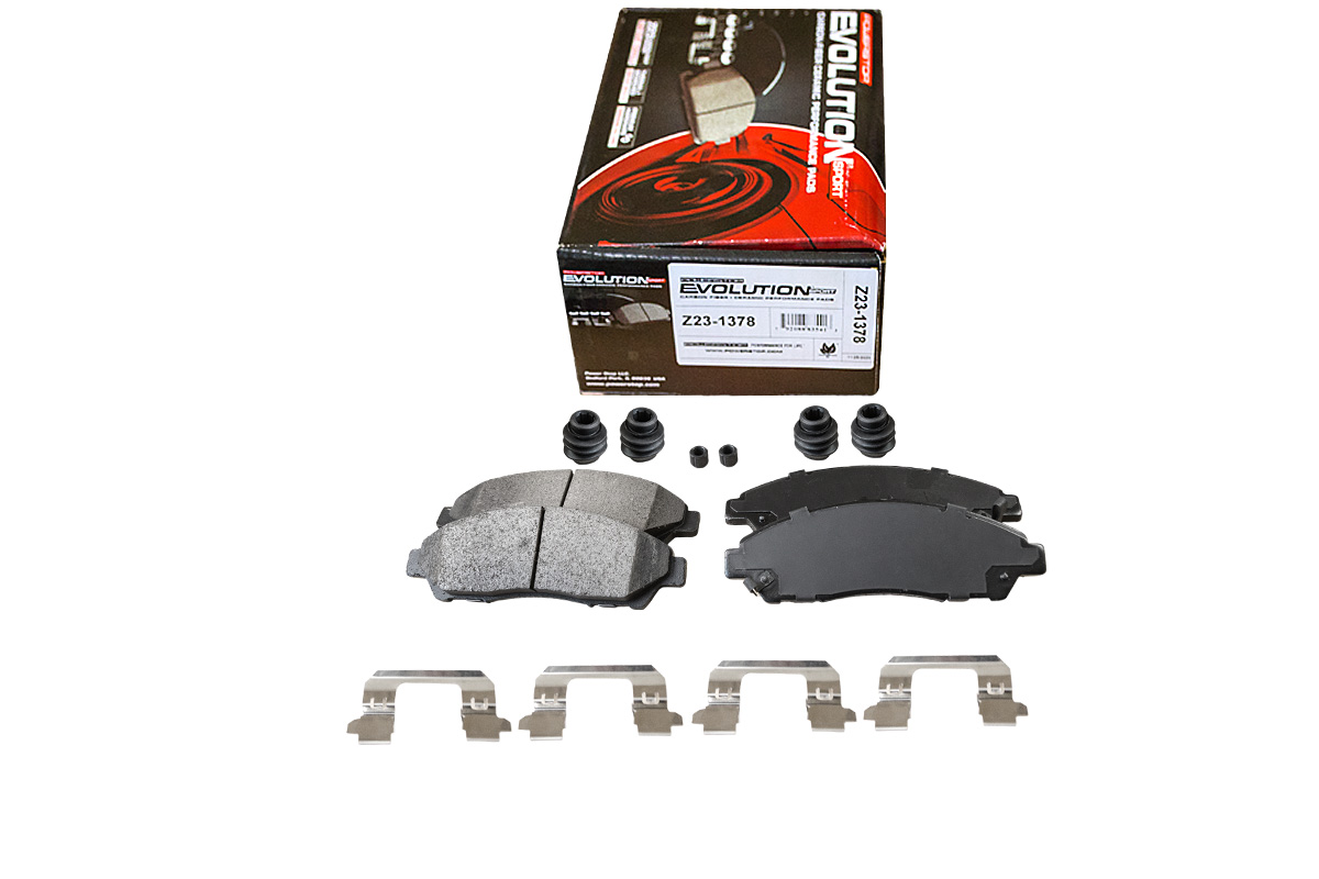 Передние керамические колодки Evolution Sport Z23 для Acura MDX, ZDX, Cadillac XT5, XT6, Chevrolet Blazer, Honda Legend, Pilot
