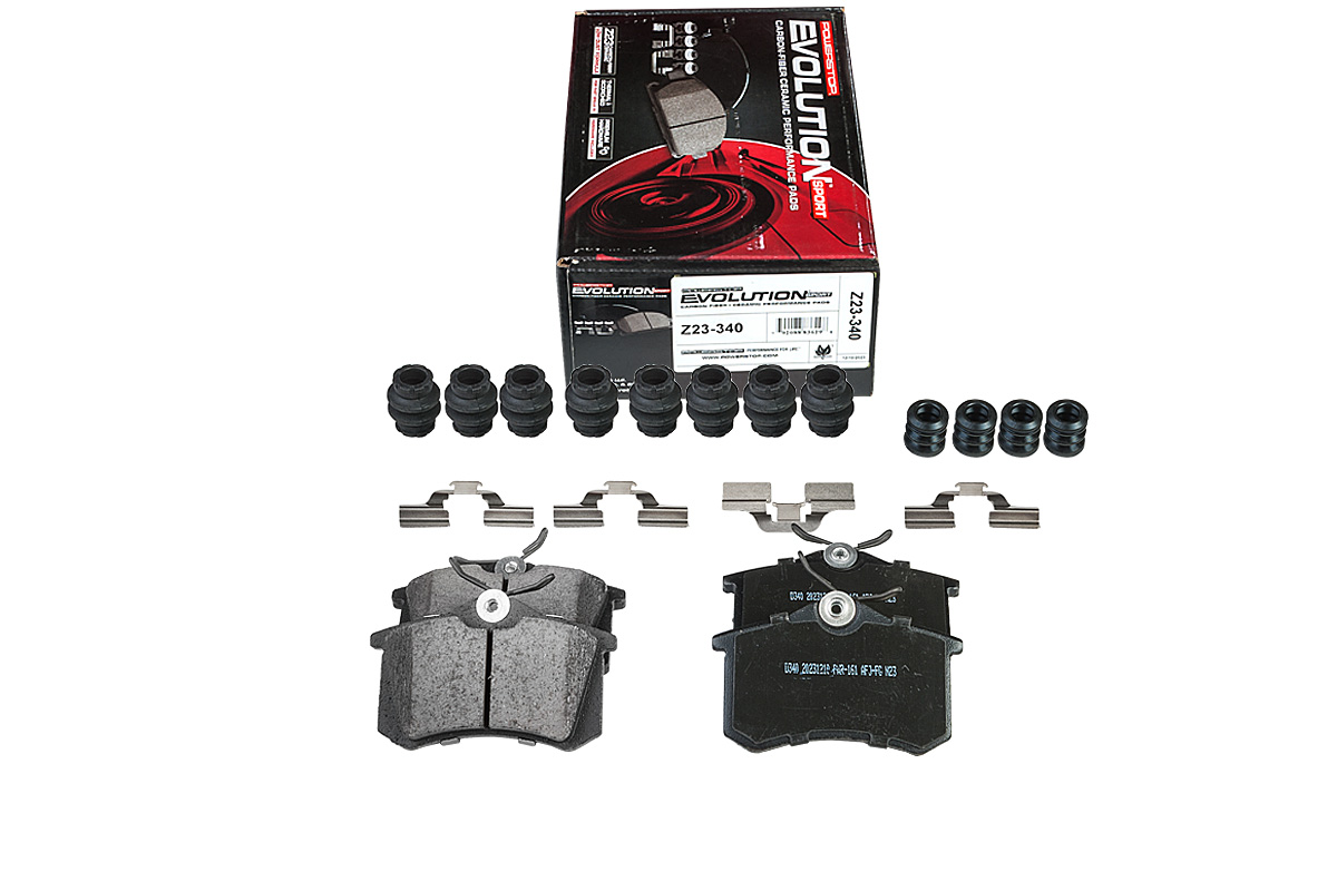 Задние керамические колодки Evolution Sport Z23 для Audi A3, A4, SEAT Leon, Skoda Octavia, Rapid, Roomster, Yeti, Volkswagen Golf, Jetta, Scirocco