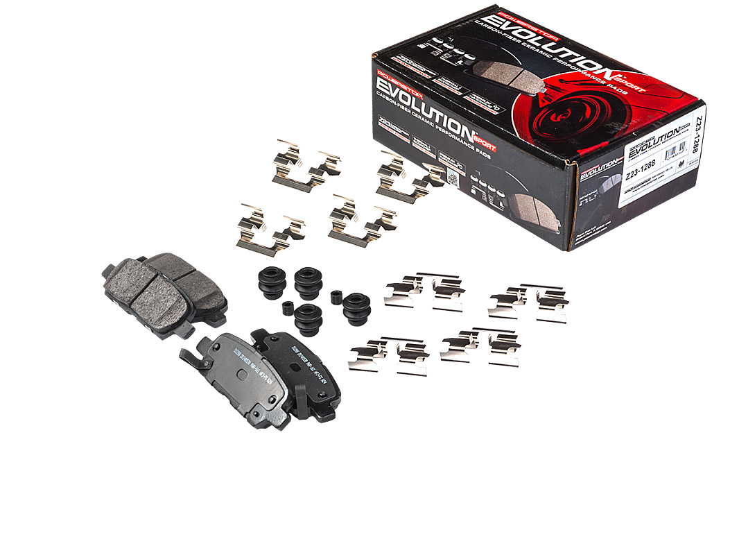 Задние керамические колодки Evolution Sport Z23 для Infiniti EX, FX, JX, M 37, Q50, Q60, Q70, QX50, QX70, Nissan Juke, Maxima, Skyline, Teana