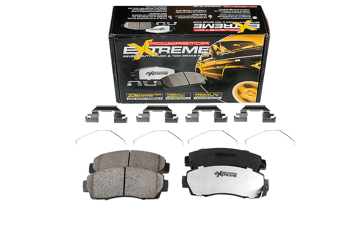 Передние керамические колодки Extreme Truck & Tow Z36 для Acura RDX, Changan CS75, Chery Tiggo 7 Pro, 8 Pro, 8 Pro Max, EXEED RX, TXL, VX, Haval F7, H5, H6, Honda CR-V, Odyssey, Jaecoo J7