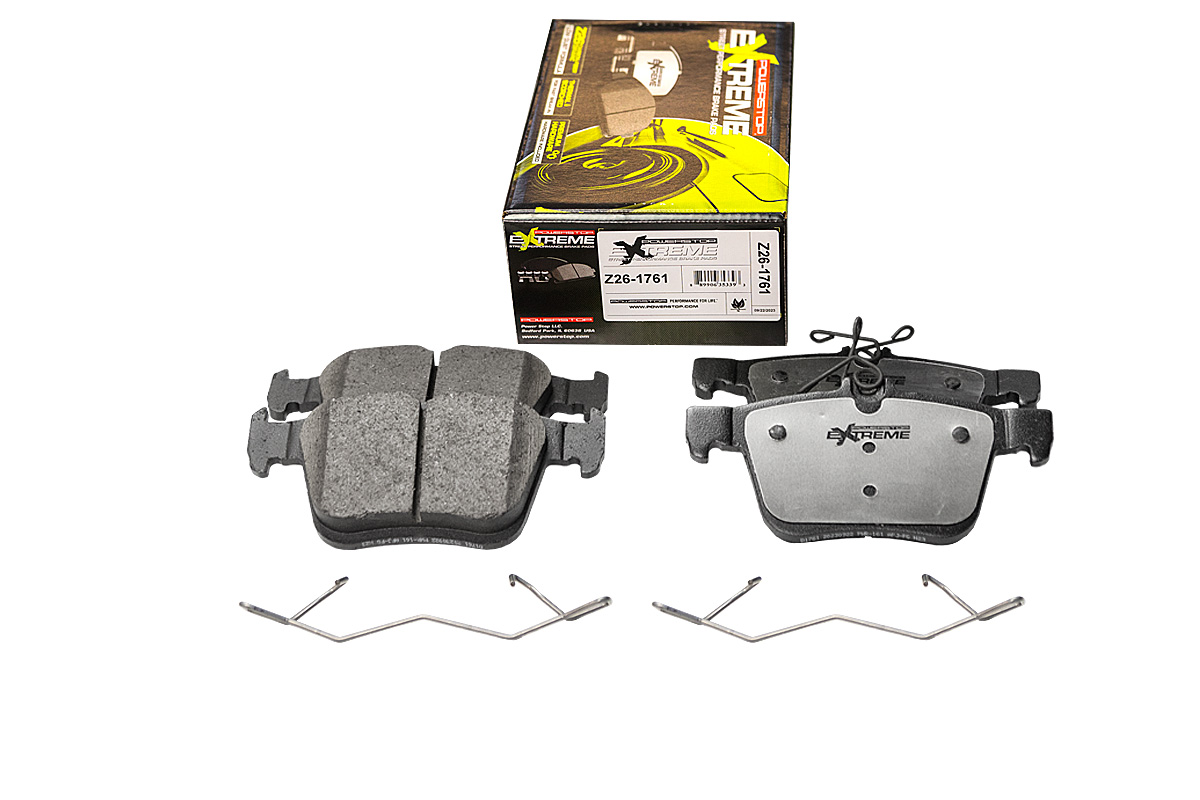 Задние керамические колодки Extreme Street Performance Z26 для Audi A3 (8V), Q3 (F3), TT (8S), Skoda Kodiaq I, Superb III, Volkswagen Golf VII, Passat (B8), Tiguan II